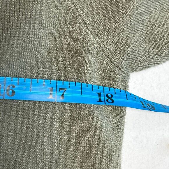 Vila Milano Women's Open Front Buttoned Back Cardigan Sweater Green Small - Picture 12 of 12